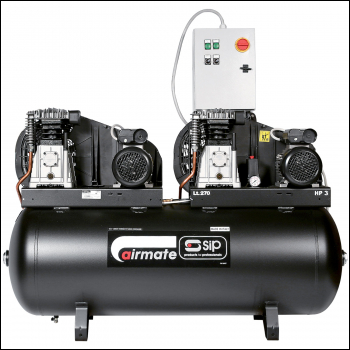 SIP B3800/270 Tandem Belt Drive Compressor - Code 05251