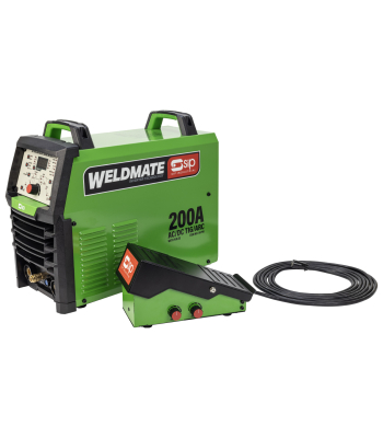SIP WELDMATE PRO 200A AC/DC TIG/ARC Welder with Pulse Package - Code 05795PEDAL