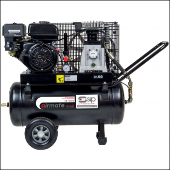 SIP TP7/50 Belt Drive Petrol Compressor - Code 06217