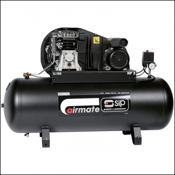 SIP 3HP/150-SRB Belt Drive Compressor - Code 06290
