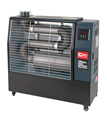 SIP FIREBALL IDX44 Industrial Infrared Diesel Heater with 3pc Flue Kit - Code 09236A