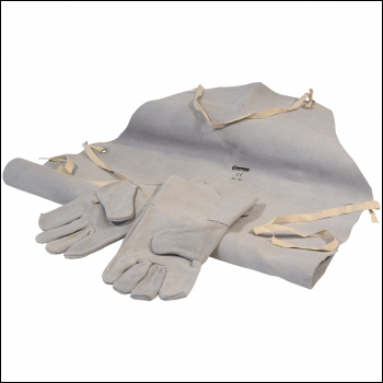 SIP Leather Welding Gloves & Apron - Code 25112