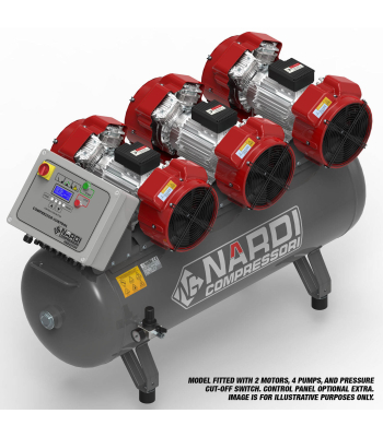 NARDI EXTREME MP 6HP 270ltr 21BAR Compressor - Code EXTMP2706021