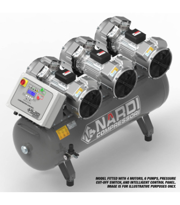 NARDI EXTREME MP 9HP 270ltr Compressor with Panel - Code EXTMP27090CP
