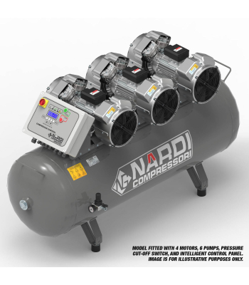 NARDI EXTREME MP 9HP 500ltr Compressor with Panel - Code EXTMP50090CP