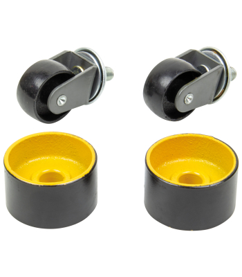 WINNTEC 09823 Steel Wheel Set to suit 3 TON Turbo-Lift Trolley Jack- Code HY03-00005