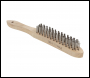 SIP 3-Row Stainless Steel Wire Brush - Code 04171