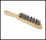 SIP 4-Row Mild Steel Wire Brush - Code 04174