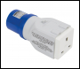 SIP 230v 13A/16A Socket Adaptor - Code 04592