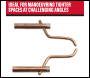 SIP Spot Welder 120mm Arms with Swan Neck Electrodes (20mm) - Code 25411