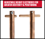 SIP Spot Welder 120mm Arms with Straight Electrodes (20mm) - Code 25413