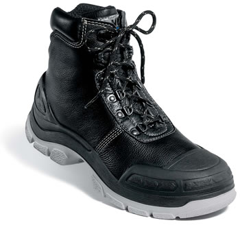 Black UVEX Heavy Duty Ankle Boot with Scuffcap