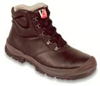 Black Full Grain Boot with Padded Tongue & Scuffcap V6862