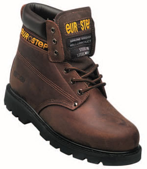 Goodyear Welted Safety Boot - Brown