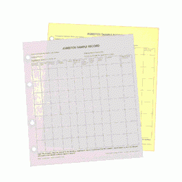 The Scafftag Red File Building Asbestos Sample Record Form (per 100 forms)