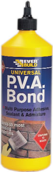 Everbuild Universal Pva Bond - 1 Litre Bottle (per 12 box)