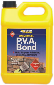 Everbuild Universal Pva Bond - 5 Litre Bottle (per 4 box)