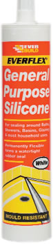 Everbuild General Purpose Silicone White 310ml (each)