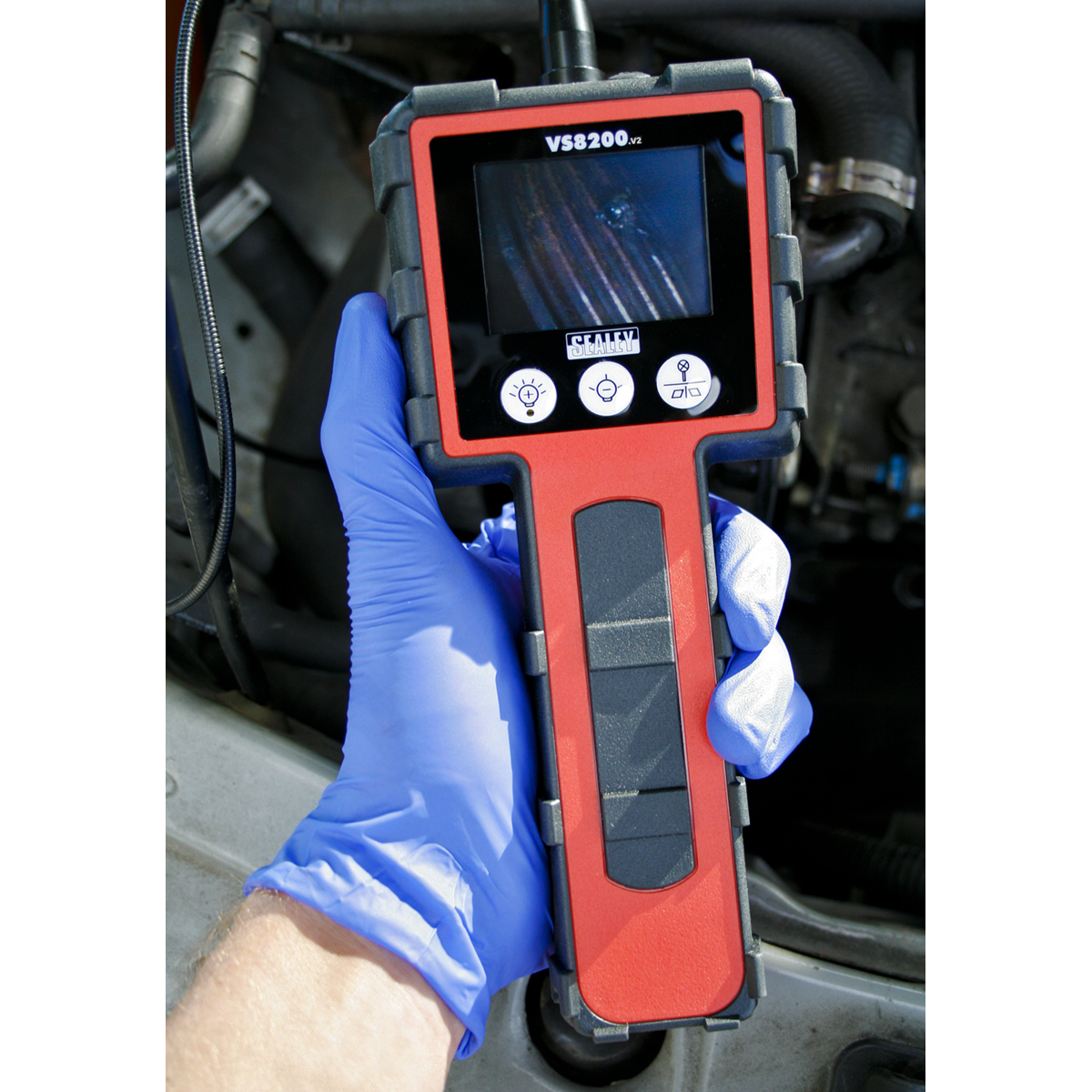 Sealey VS8200 Digital Borescope Pro Diesel Engine Kit Ø3.9mm Probe