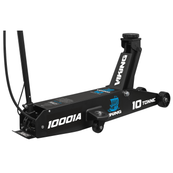 Sealey 10001A Viking Professional Long Reach Air/Manual Operation Trolley Jack with Rocket Lift 10 Tonne