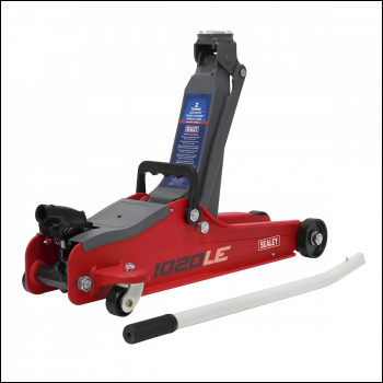 Sealey 1020LE Low Profile Short Chassis Trolley Jack 2 Tonne  - Red