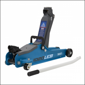 Sealey 1020LEB Low Profile Short Chassis Trolley Jack 2 Tonne - Blue