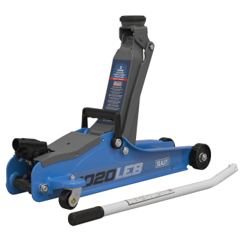 Sealey 1020LEB Low Profile Short Chassis Trolley Jack 2 Tonne - Blue