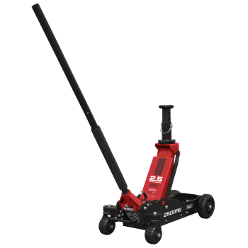 Sealey 2500RG Big Wheel Hybrid Trolley Jack for Off-Road Vehicles, SUVs, Vans & 4x4s with Super Rocket Lift 2.5 Tonne