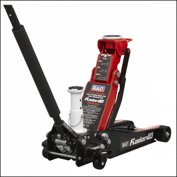 Sealey 3200LEHL Low Profile High Lift Trolley Jack with Rocket Lift 2/3 Tonne
