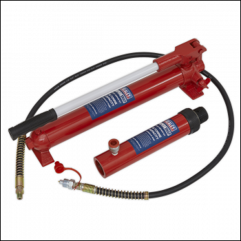 Sealey 610/45 SuperSnap® Push Ram with Pump & Hose Assembly 10 Tonne