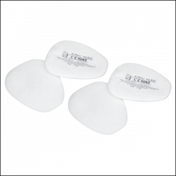 Sealey 9006 P2 R D Particulate Prefilter - Pack of 4
