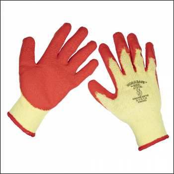 Sealey 9121XL Worksafe® Super Grip Knitted Gloves with Latex Palm, X-Large - Pair