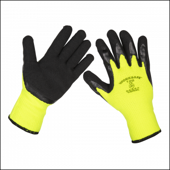 Sealey 9126/12 Worksafe® Thermal Super Grip Gloves, Large - Pack of 12 Pairs