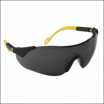 Sealey 9209 Worksafe® Sports Style Shaded Safety Glasses with Adjustable Arms