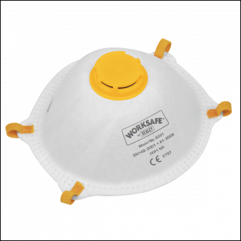 Sealey 9331/10 Worksafe® FFP1 Valved Cup Mask - Pack of 10