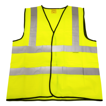Sealey 9804XXL Worksafe® Hi-Vis Yellow Waistcoat - XX-Large