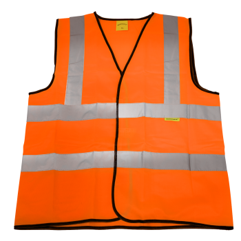 Sealey 9812XL Worksafe® Hi-Vis Orange Waistcoat - X-Large