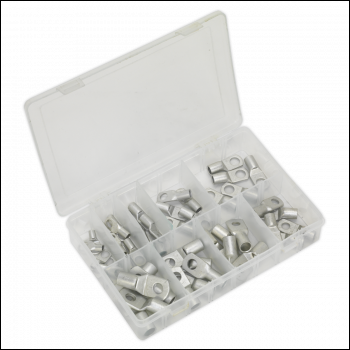 Sealey AB016CT Copper Lug Terminal Assortment 52pc