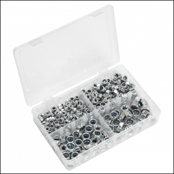 Sealey AB032LN Nylon Locknut Assortment M6-M12 300pc
