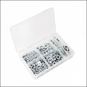 Sealey AB056WC Flat Washer Assortment M6-M24 Form C 495pc