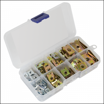 Sealey AB074SN Spire Nut Assortment 74pc