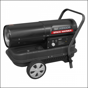 Sealey AB1008 Space Warmer® Kerosene/Diesel Heater with Wheels 100,000Btu/hr