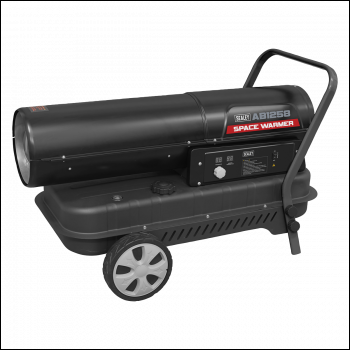 Sealey AB1258 Space Warmer® Kerosene/Diesel Heater with Wheels 135,000Btu/hr