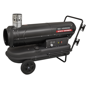 Sealey ABI600 Space Warmer® Indirect Kerosene/Diesel Heater with Wheels 68,000Btu/hr