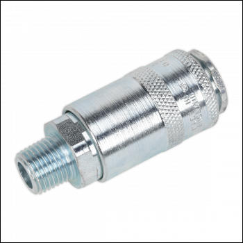 Sealey AC01BP PCL Coupling Body Male 1/4 inch BSPT - Pack of 50