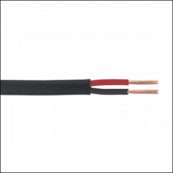 Sealey AC1430TWTK 8.75A Thick Wall Flat Twin Automotive Cable 30m - Black