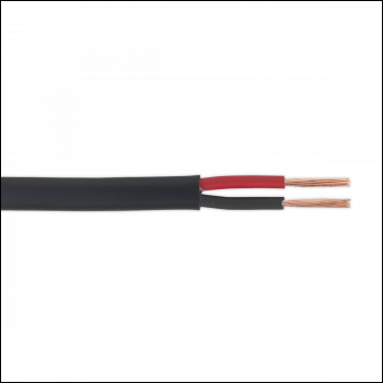 Sealey AC1430TWTK Automotive Cable Thick Wall Flat Twin 2 x 1mm² 14/0.30mm 30m Black