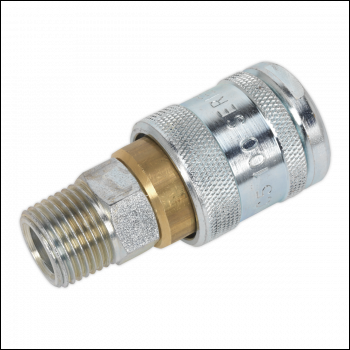 Sealey AC23 PCL Coupling Body Male 1/2 inch BSPT