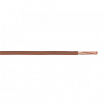 Sealey AC2830BN Thin Wall Single Automotive Cable 2mm² 28/0.30mm 50m - Brown