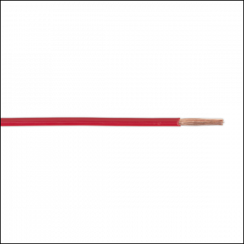 Sealey AC2830RE Thin Wall Single Automotive Cable 2mm² 28/0.30mm 50m - Red